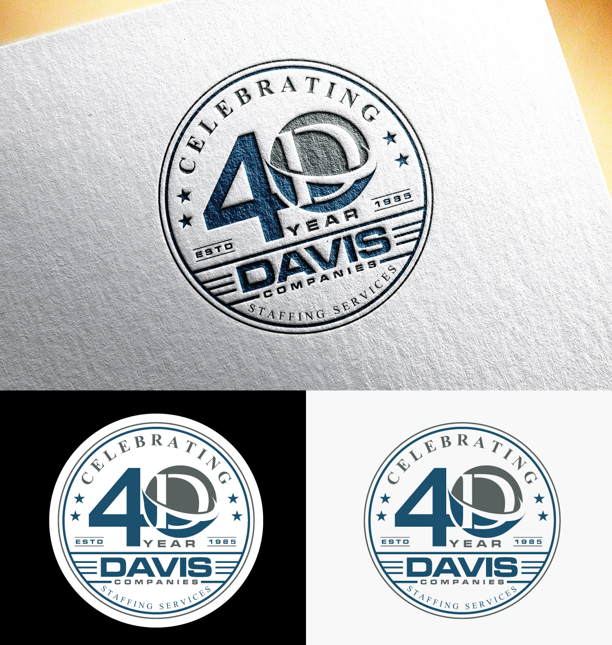 Logo Design by step forward 2 for The DAVIS Companies | Design #34867058