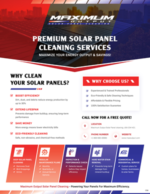 Flyer Design by pb for Maximum Output | Design: #34870146