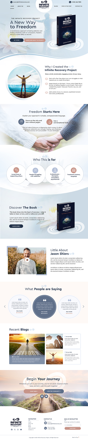 Web Design by Blue Sparrow for this project | Design: #34891374