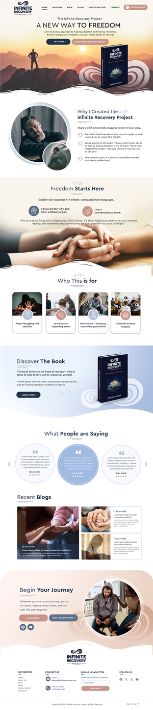 Web Design by Blue Sparrow for this project | Design: #34900018