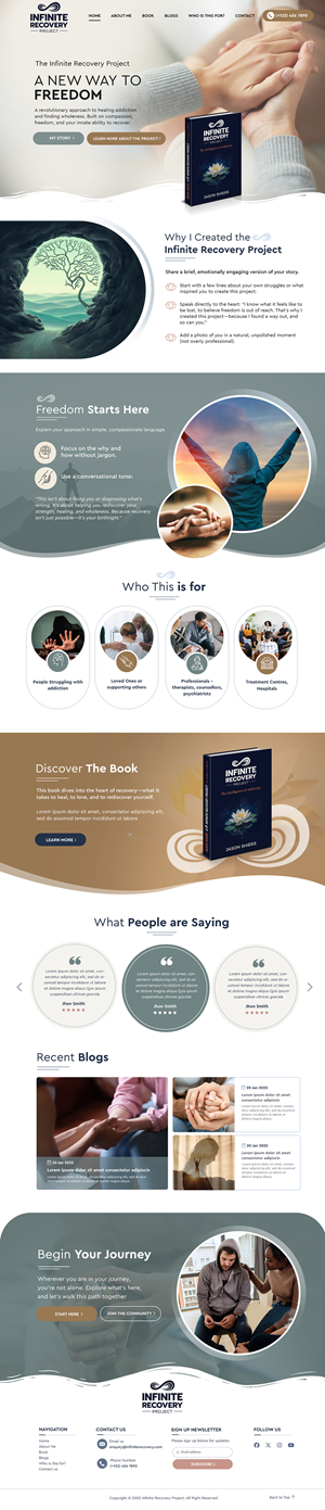 Web Design by Blue Sparrow for this project | Design: #34900019