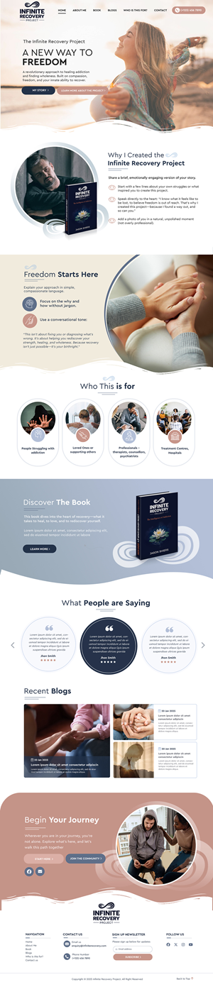 Web Design by Blue Sparrow for this project | Design: #34900020