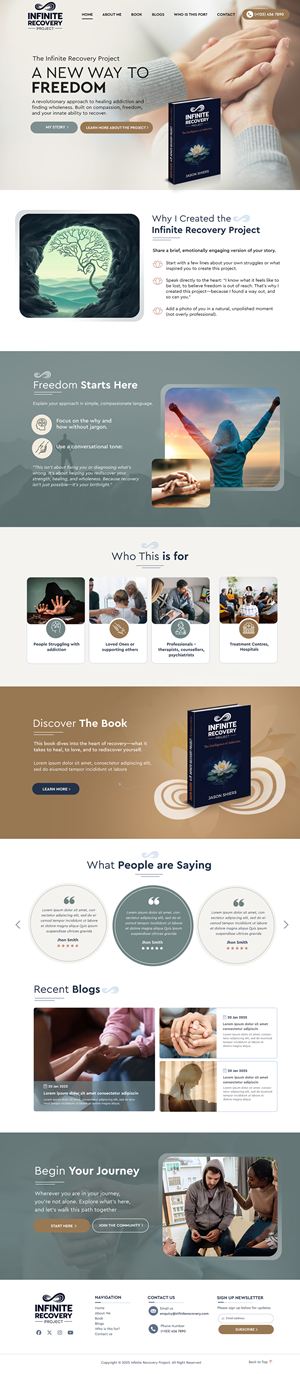 Web Design by Blue Sparrow for this project | Design: #34902647