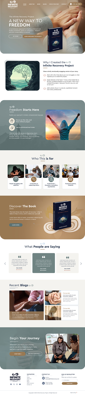 Web Design by Blue Sparrow for this project | Design: #34902649