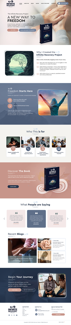 Web Design by Blue Sparrow for this project | Design: #34903383