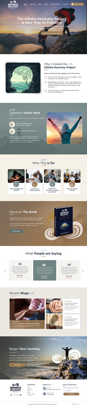 Web Design by Blue Sparrow for this project | Design: #34917029