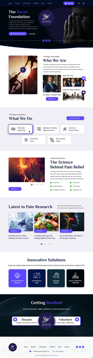 Web Design by pb for Bayer Foundation | Design: #34893758