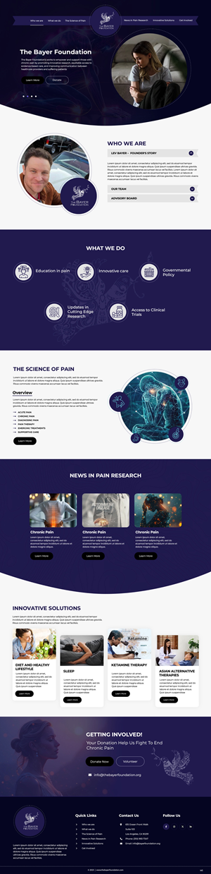 Web Design by pb for Bayer Foundation | Design: #34893762