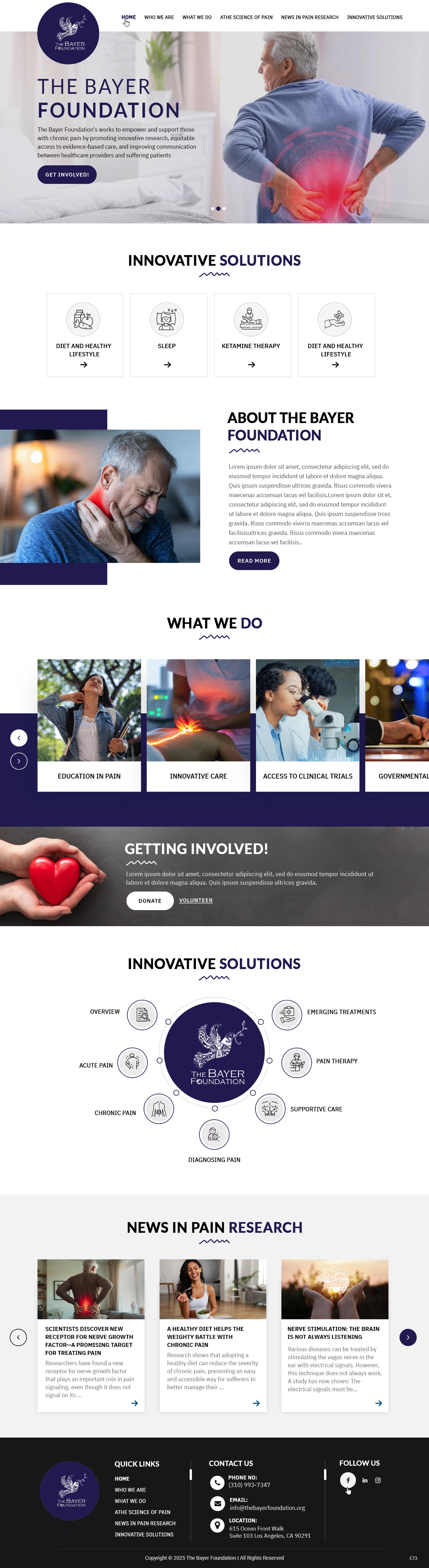 Web Design by pb for Bayer Foundation | Design #34893768