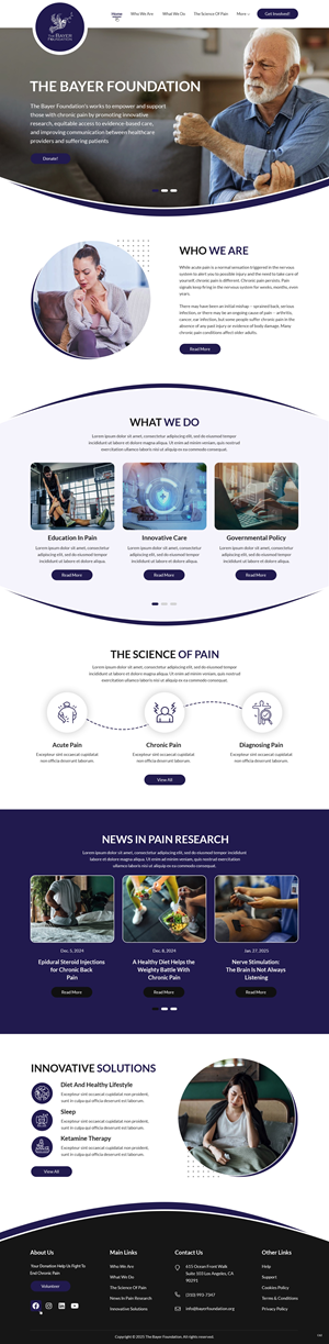 Web Design by pb for Bayer Foundation | Design: #34893769
