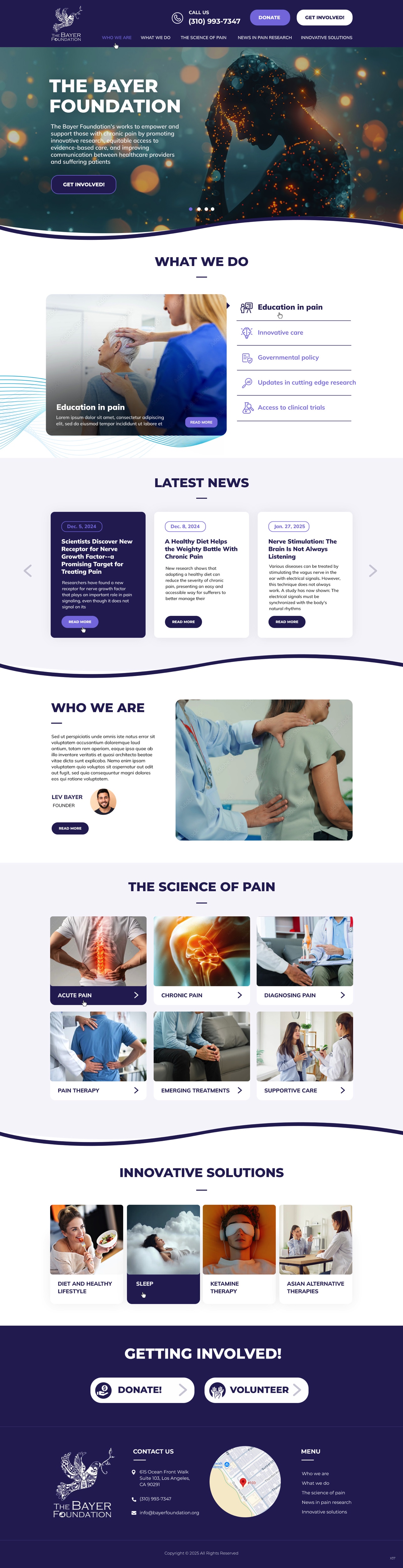 Web Design by pb for Bayer Foundation | Design #34893771