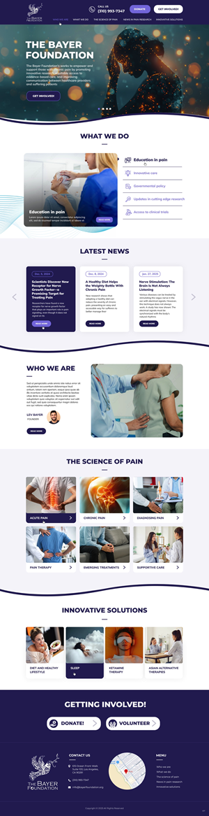 Web Design by pb for Bayer Foundation | Design: #34893771