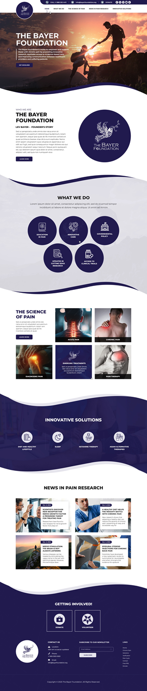 Web Design by pb for Bayer Foundation | Design: #34903601