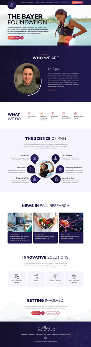 Web Design by pb for Bayer Foundation | Design: #34903602