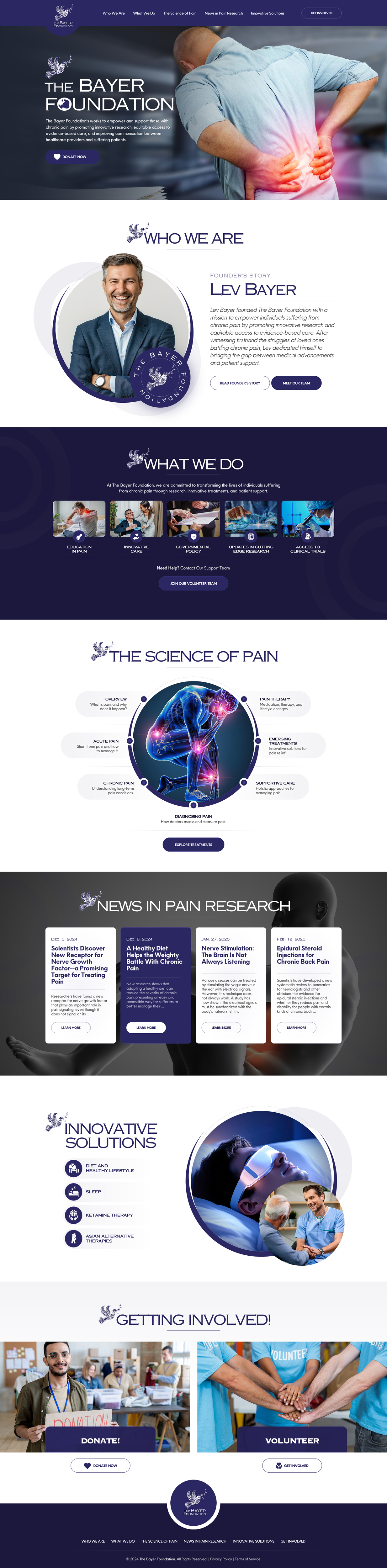 Web Design par IRSHAD_786 pour Bayer Foundation | Design #34894834