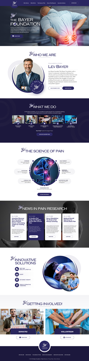 Web Design par IRSHAD_786 pour Bayer Foundation | Design : #34894834