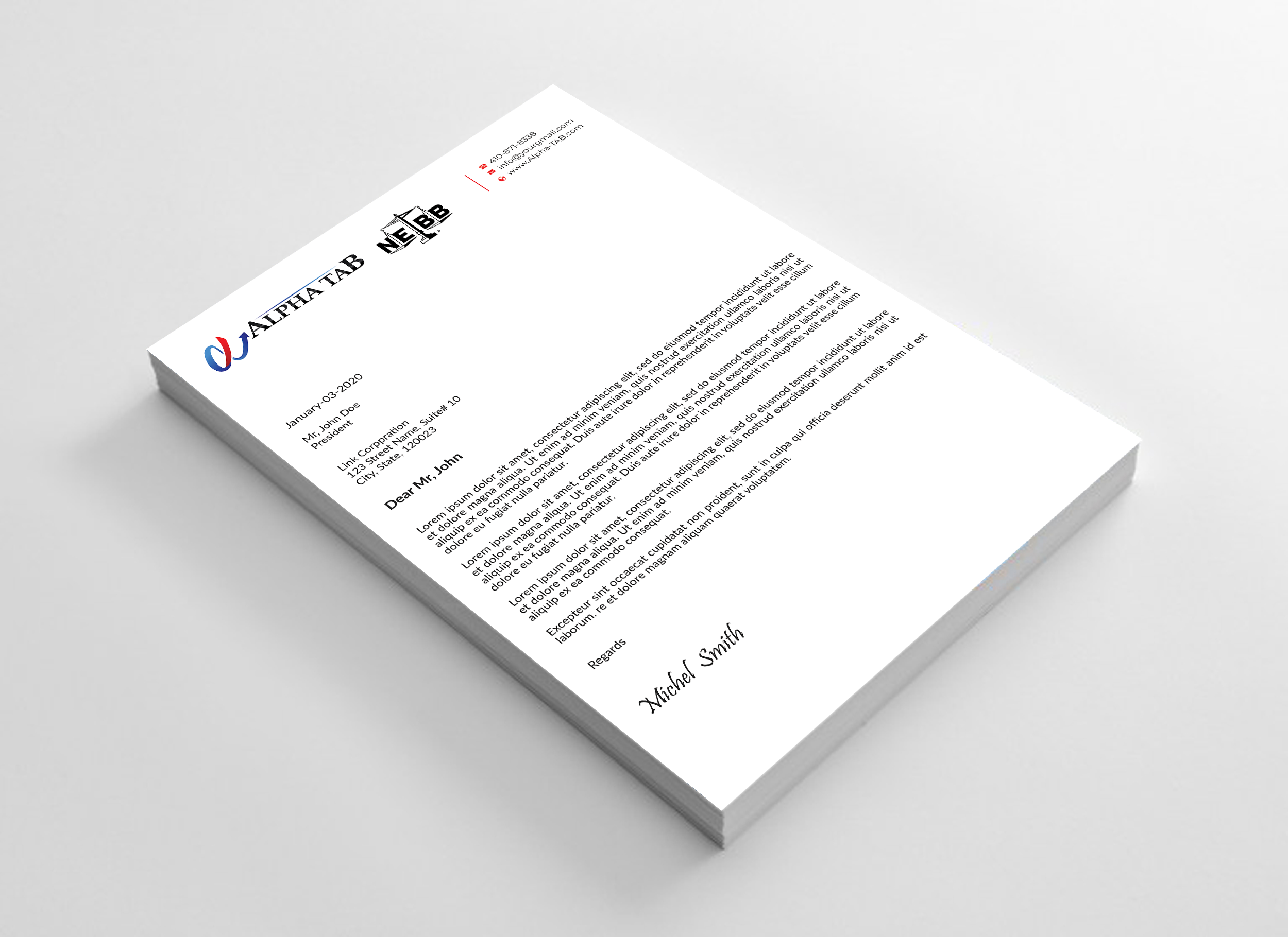 Briefkopf-Design von Expert Bappy für dieses Projekt | Design #34892086