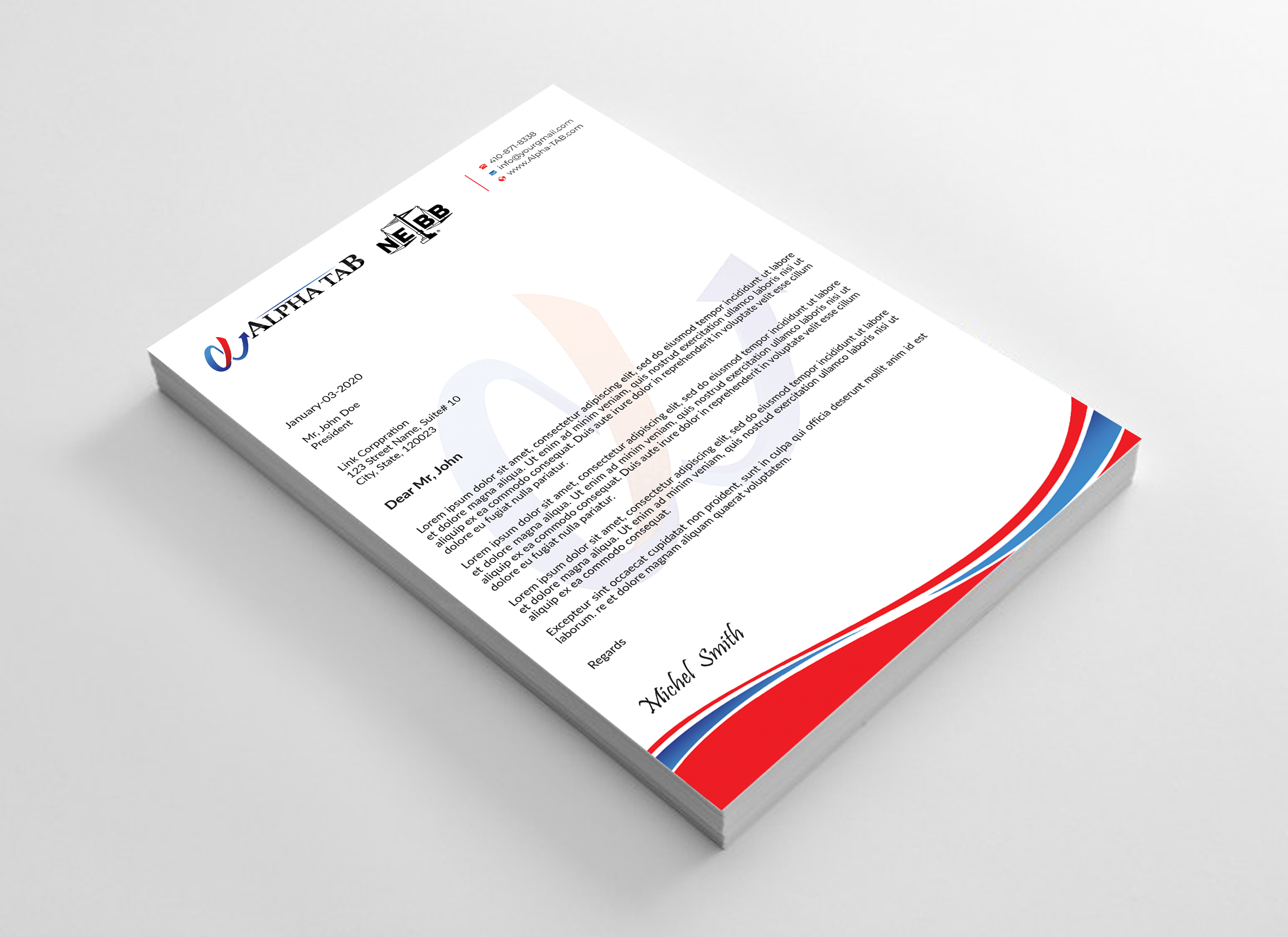 Briefkopf-Design von Expert Bappy für dieses Projekt | Design #34892159