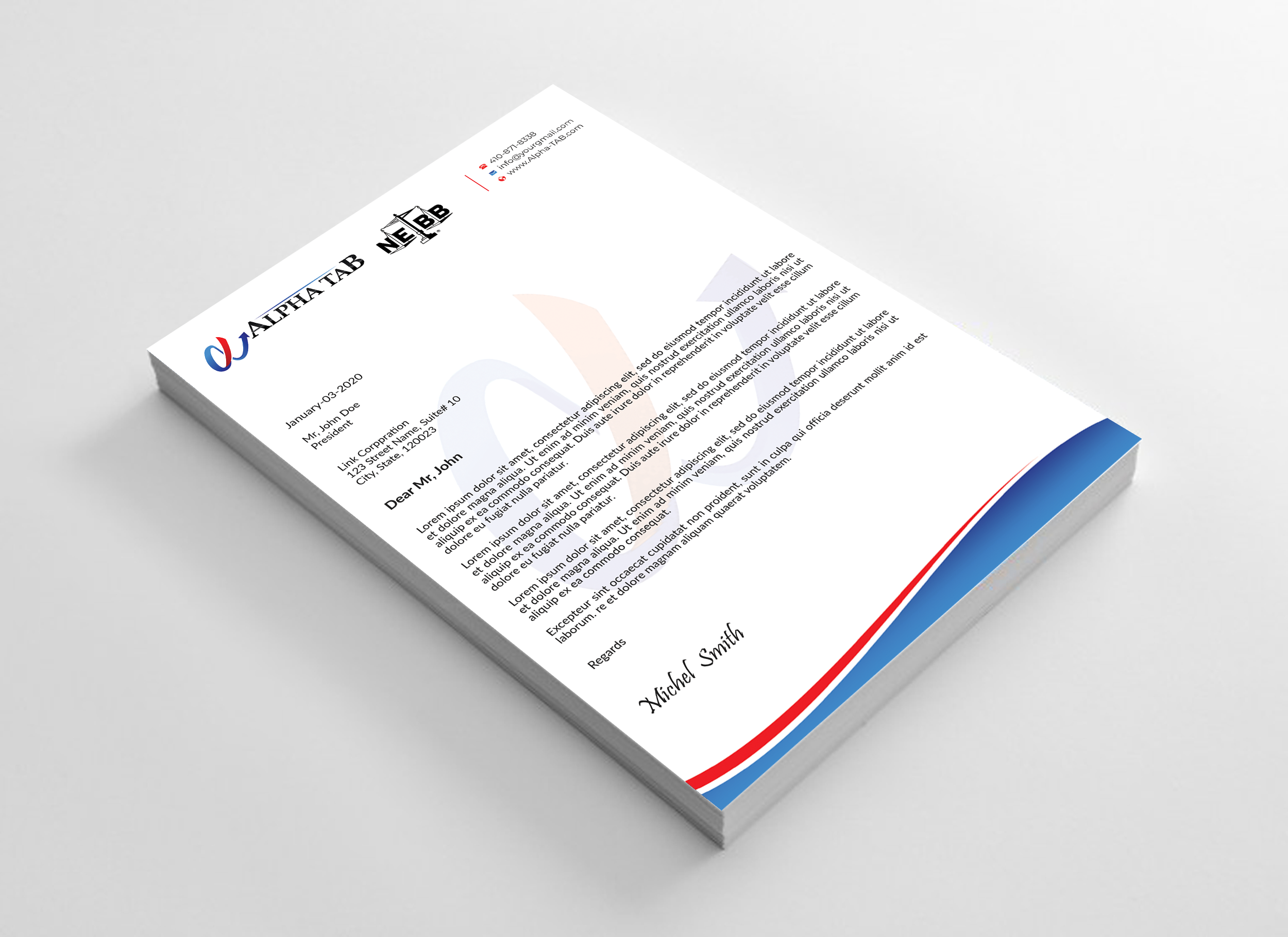 Diseño de Membrete por Expert Bappy para este proyecto | Diseño #34892255