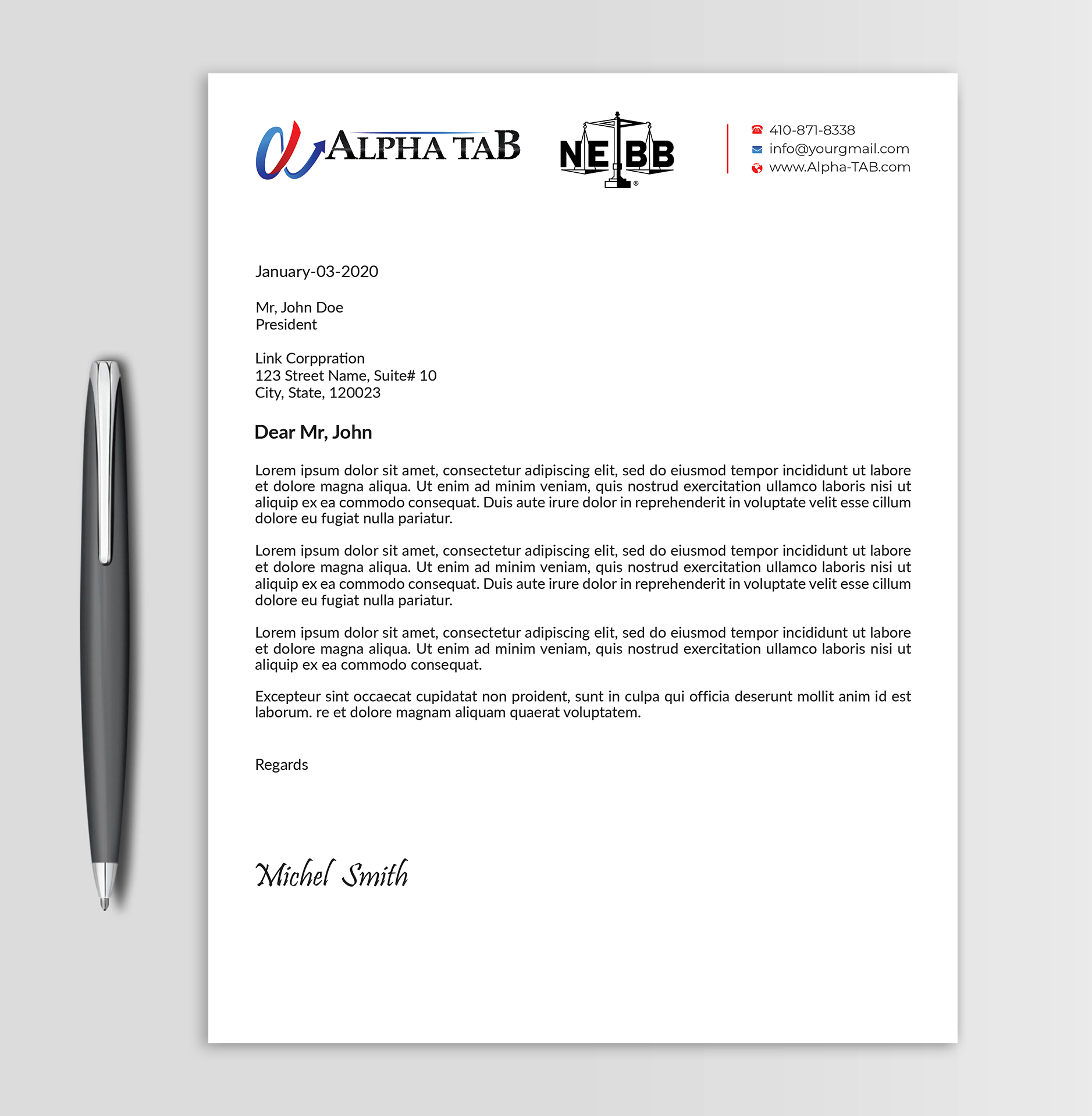 Briefkopf-Design von Expert Bappy für dieses Projekt | Design #34892329