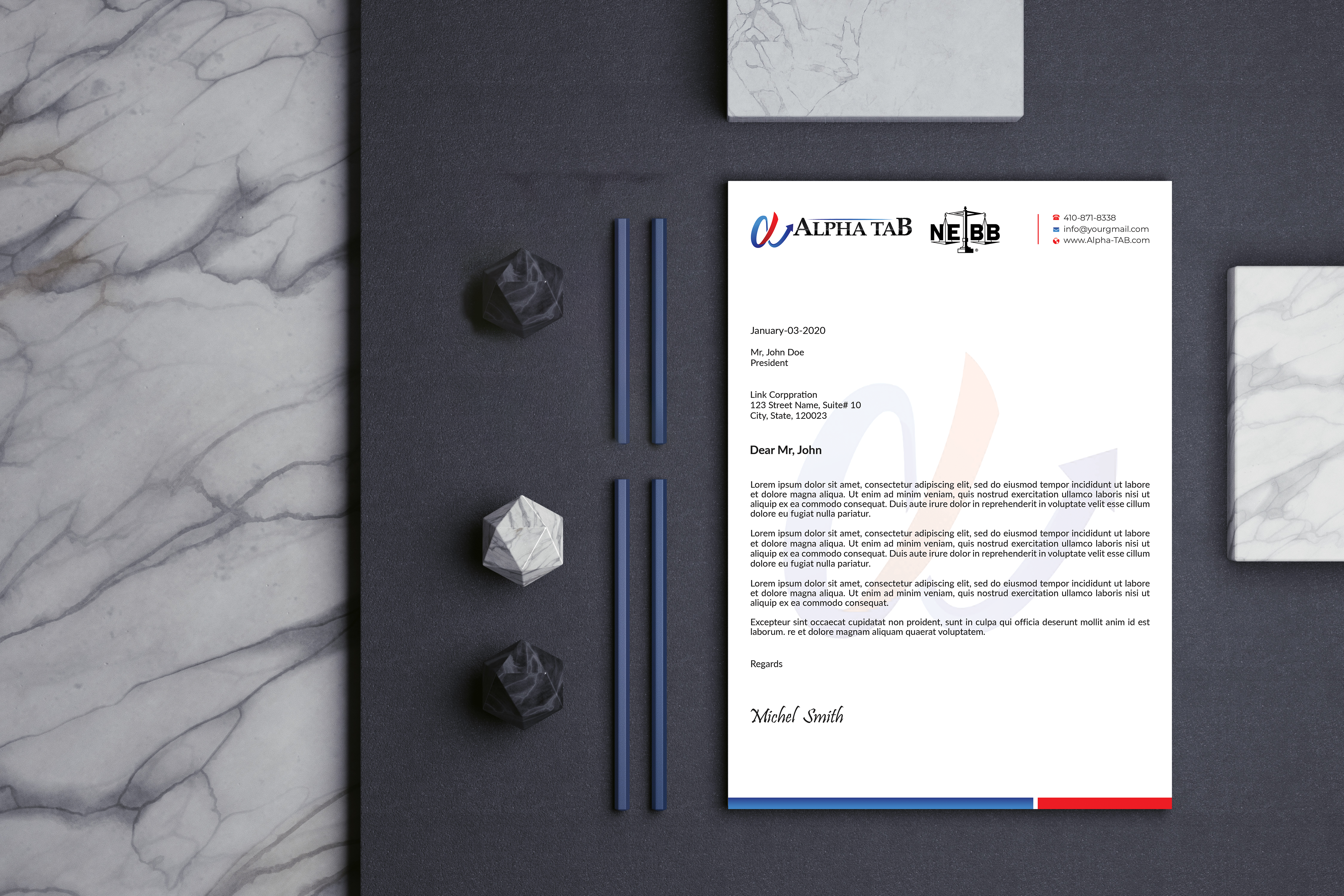 Letterhead Design by Expert Bappy for this project | Design #34892330