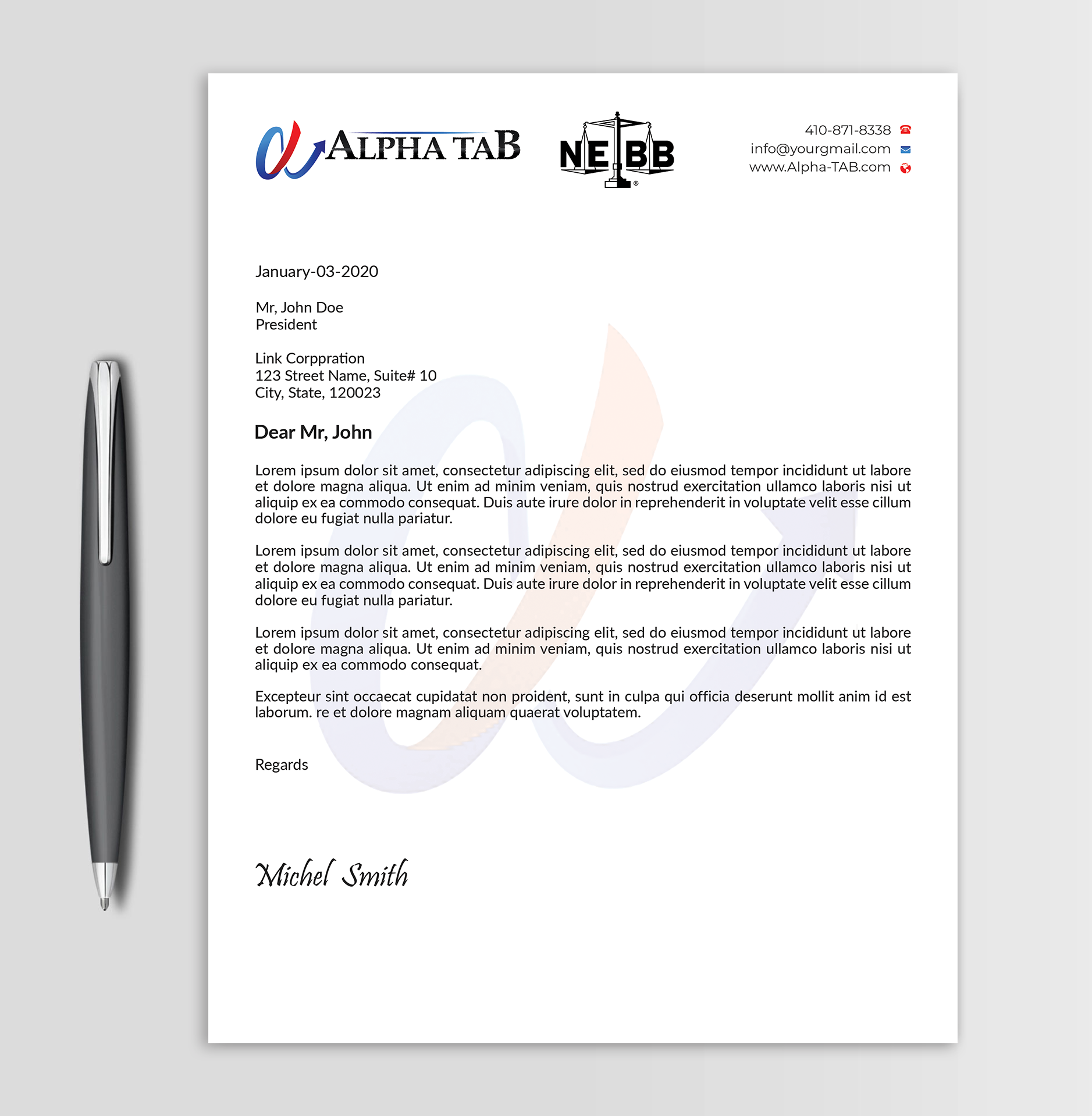 Briefkopf-Design von Expert Bappy für dieses Projekt | Design #34892383