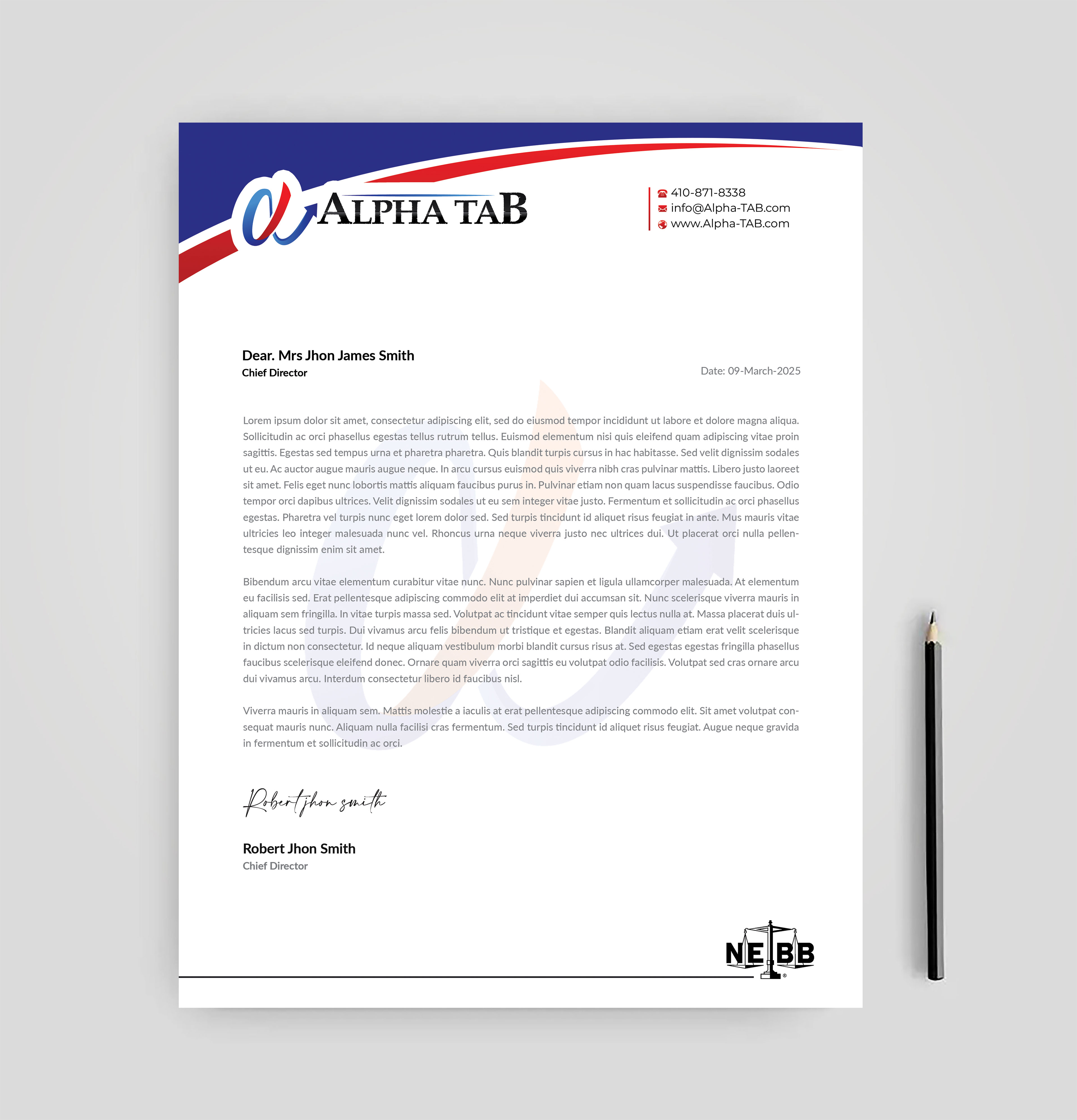 Letterhead Design by Firoze049 for this project | Design: #34893365