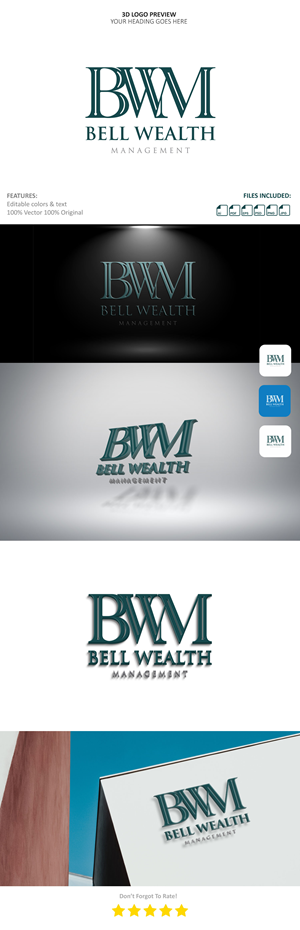 Logo Design by VectorForge for Bell Wealth Management | Design: #34903763