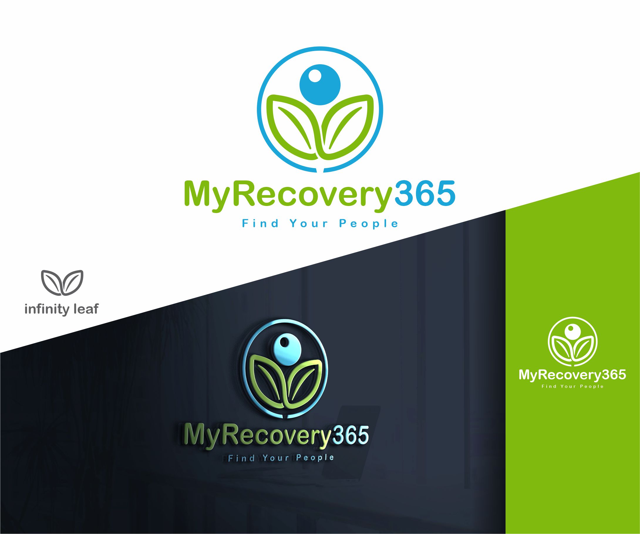Logo Design by alkaline for MyRecovery365.com | Design #34899094