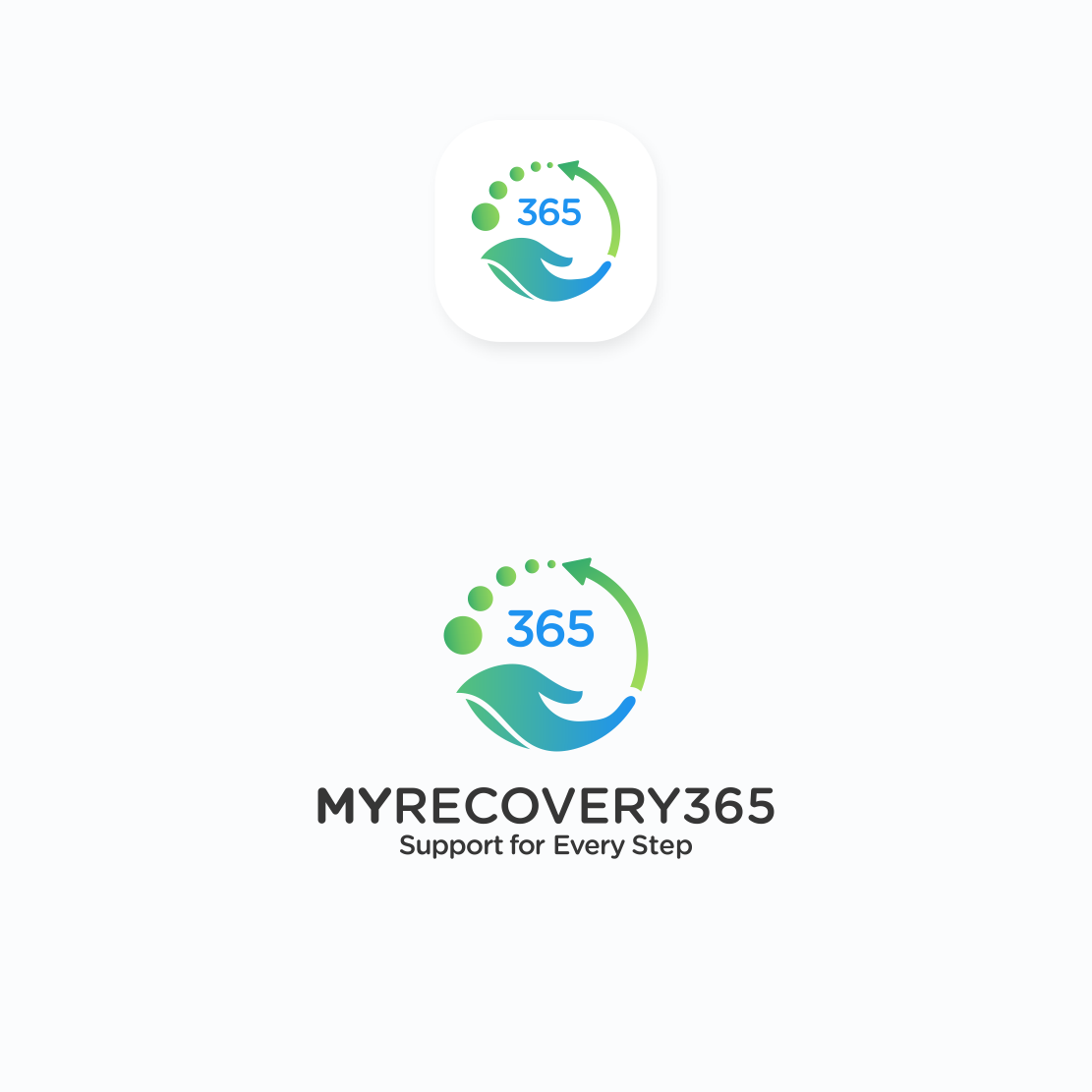 Logo Design by the blue for MyRecovery365.com | Design #34911898