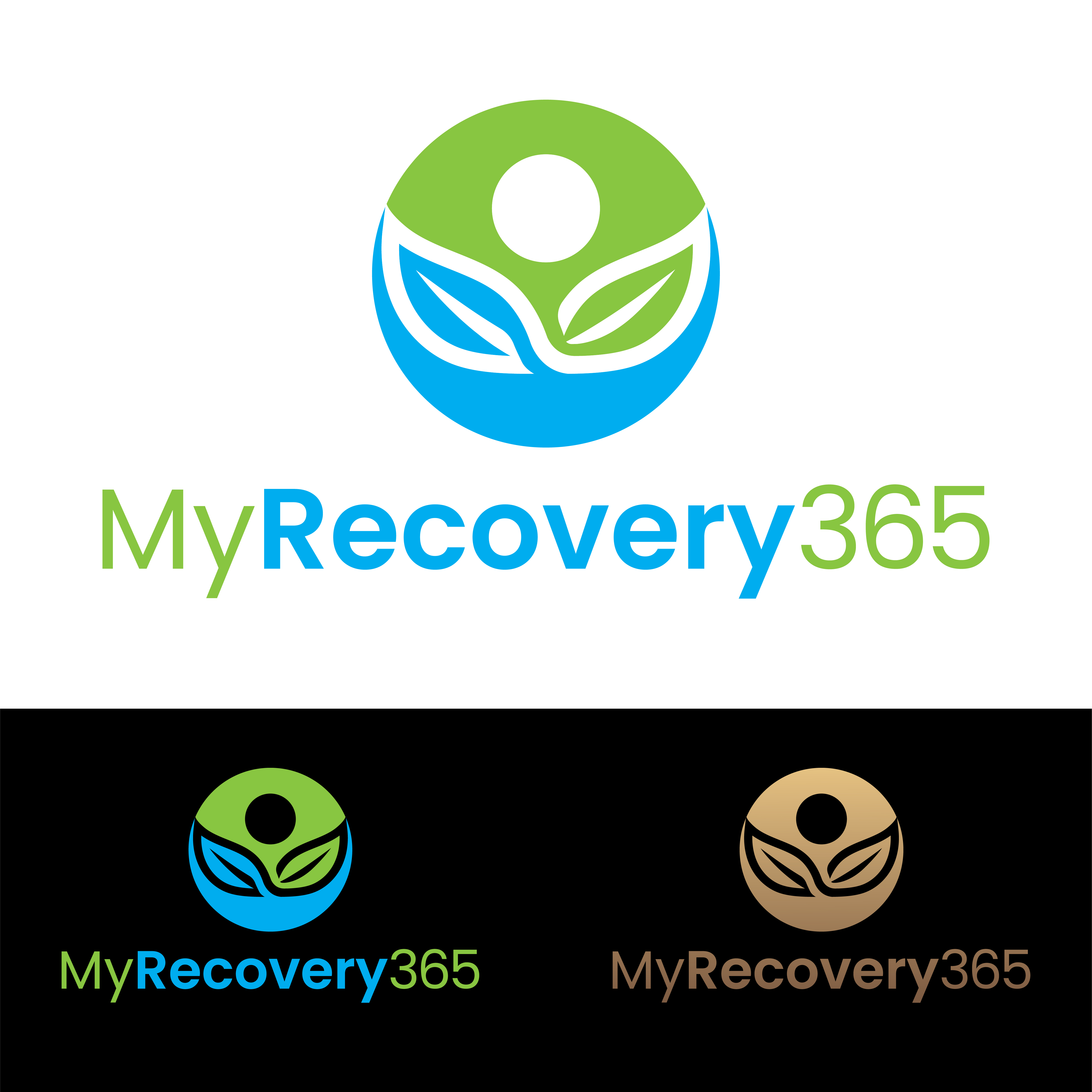 Logo Design by John Mark Arts for MyRecovery365.com | Design #34898953