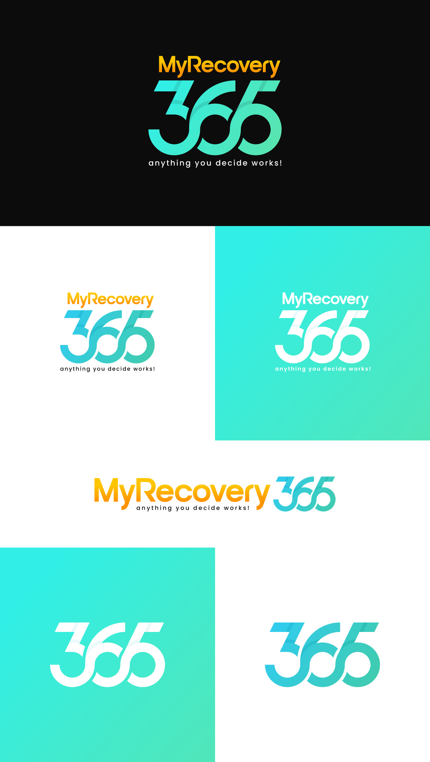 Logo Design by Global tech for MyRecovery365.com | Design #34908026