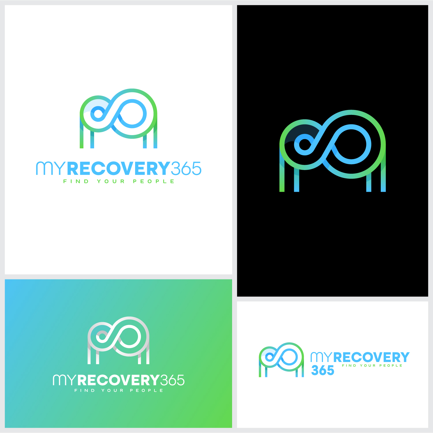 Logo Design by Global tech for MyRecovery365.com | Design #34908027