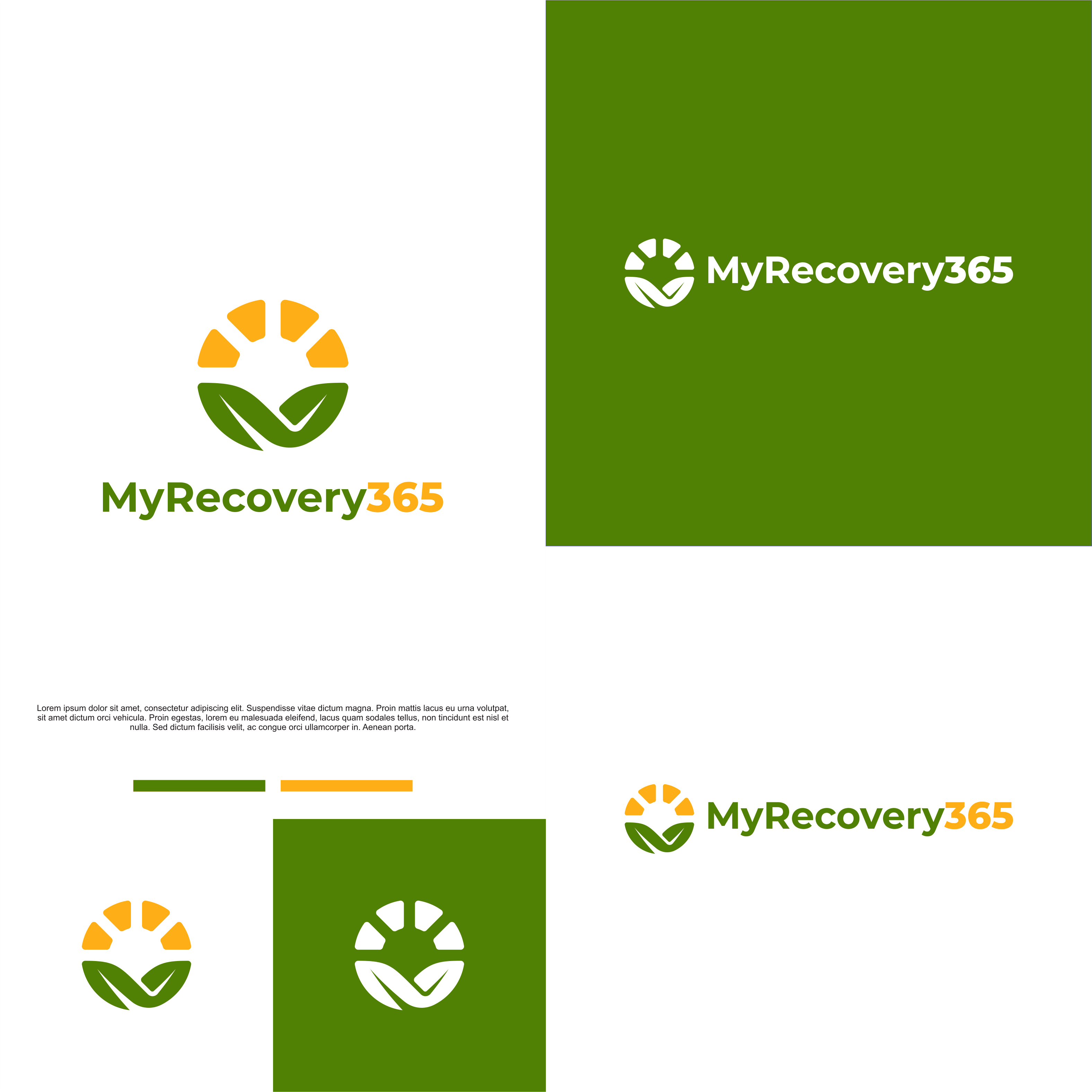 Logo Design by Nembelas Studio for MyRecovery365.com | Design #34908771