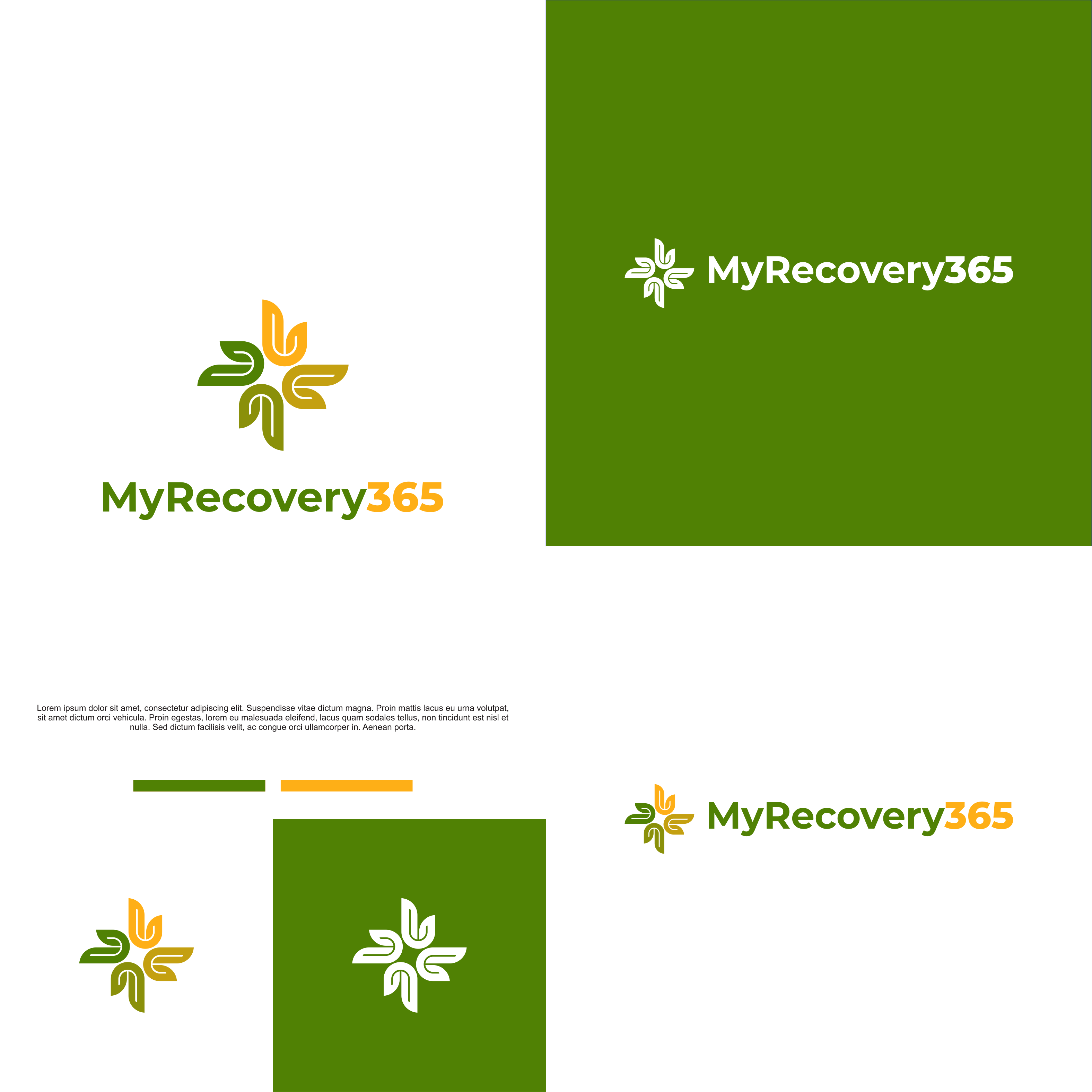 Logo Design by Nembelas Studio for MyRecovery365.com | Design #34917984