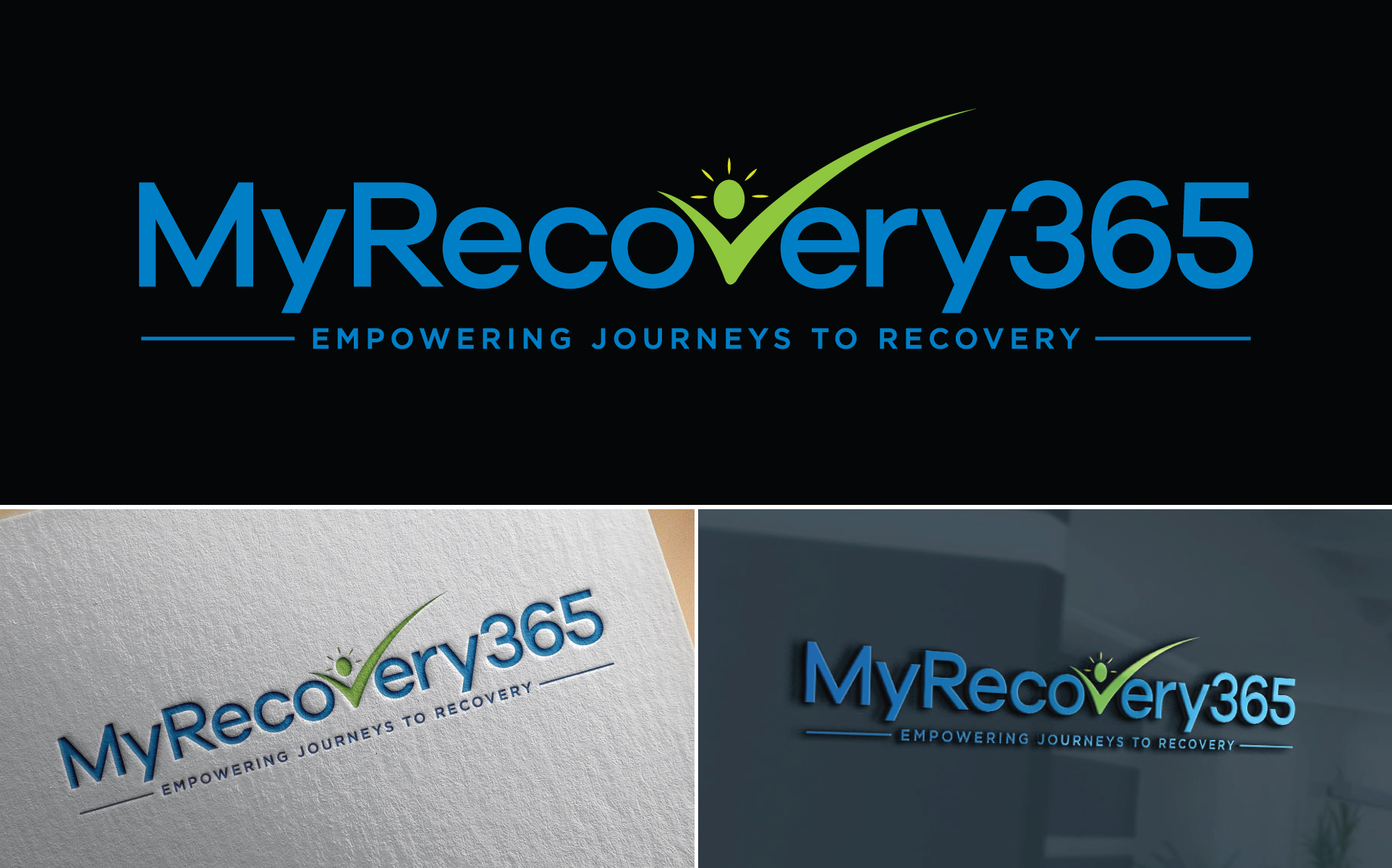 Logo Design by Atec for MyRecovery365.com | Design #34905517