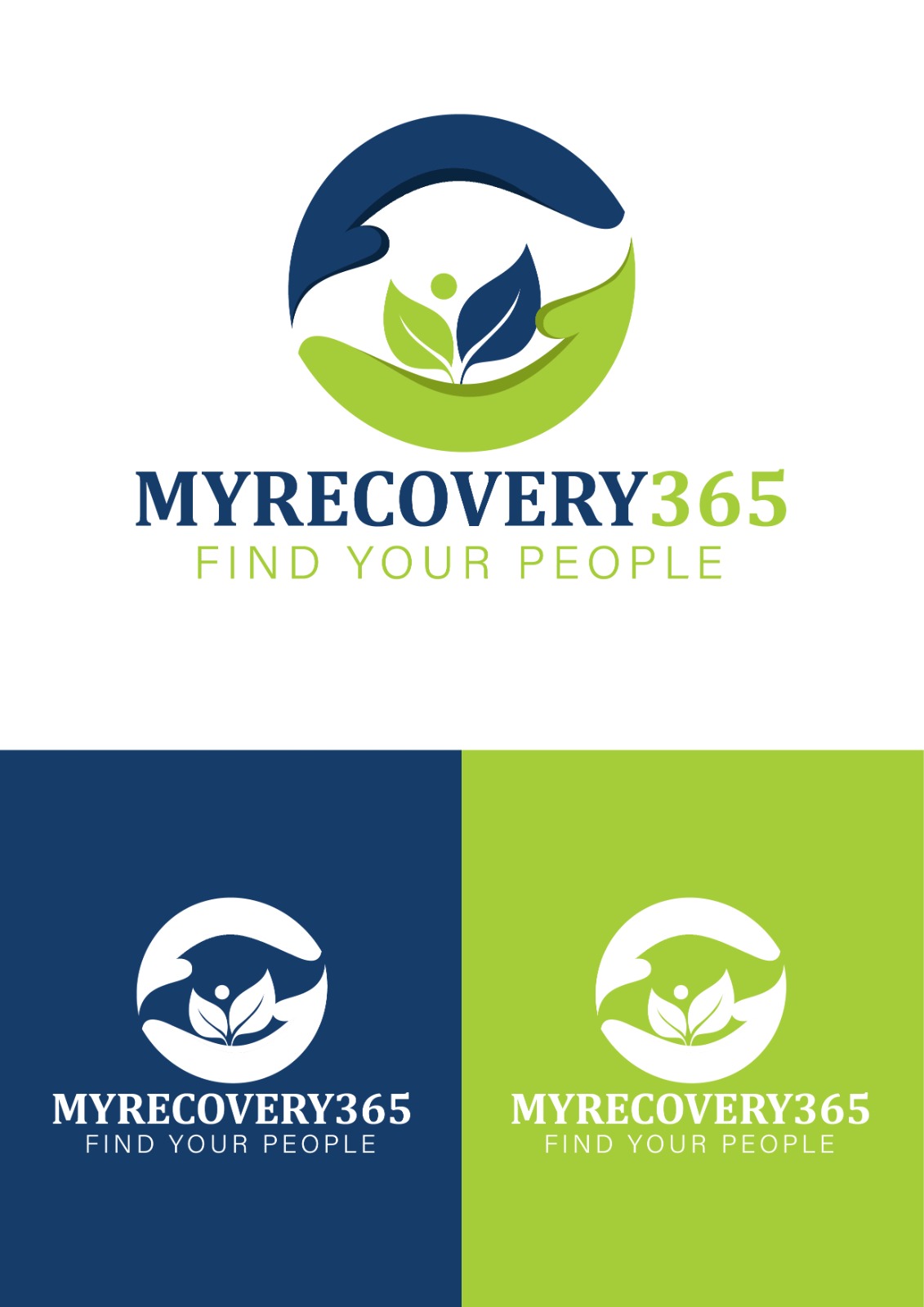Logo Design by Abdul Basit 2 for MyRecovery365.com | Design #34911399