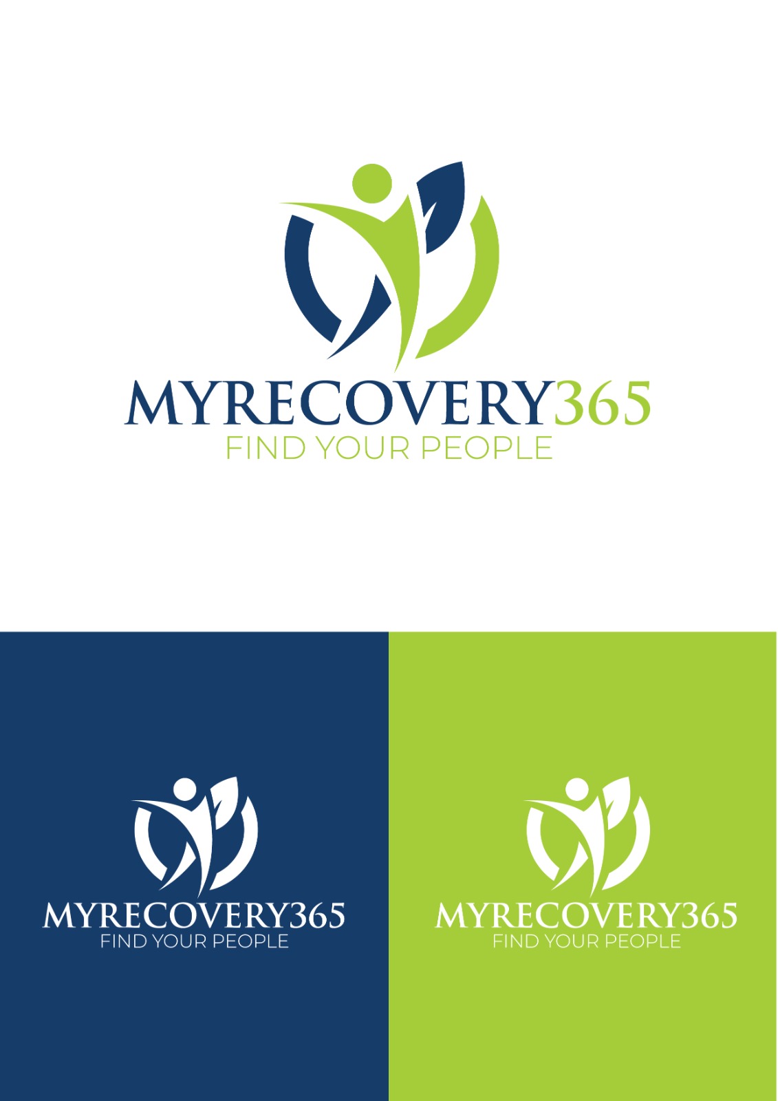 Logo Design by Abdul Basit 2 for MyRecovery365.com | Design #34911401