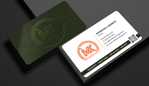 MK Consulting Business Cards - High End AV / Low Voltage Company