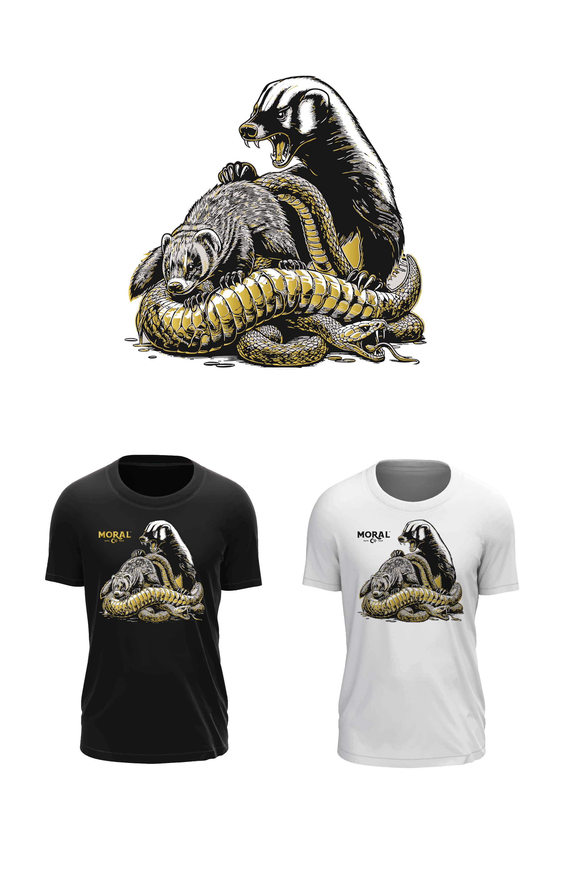 Diseño de Camiseta por Jose Lopez ( Verified Pro Designer ) para Moral Co. | Diseño #34958756