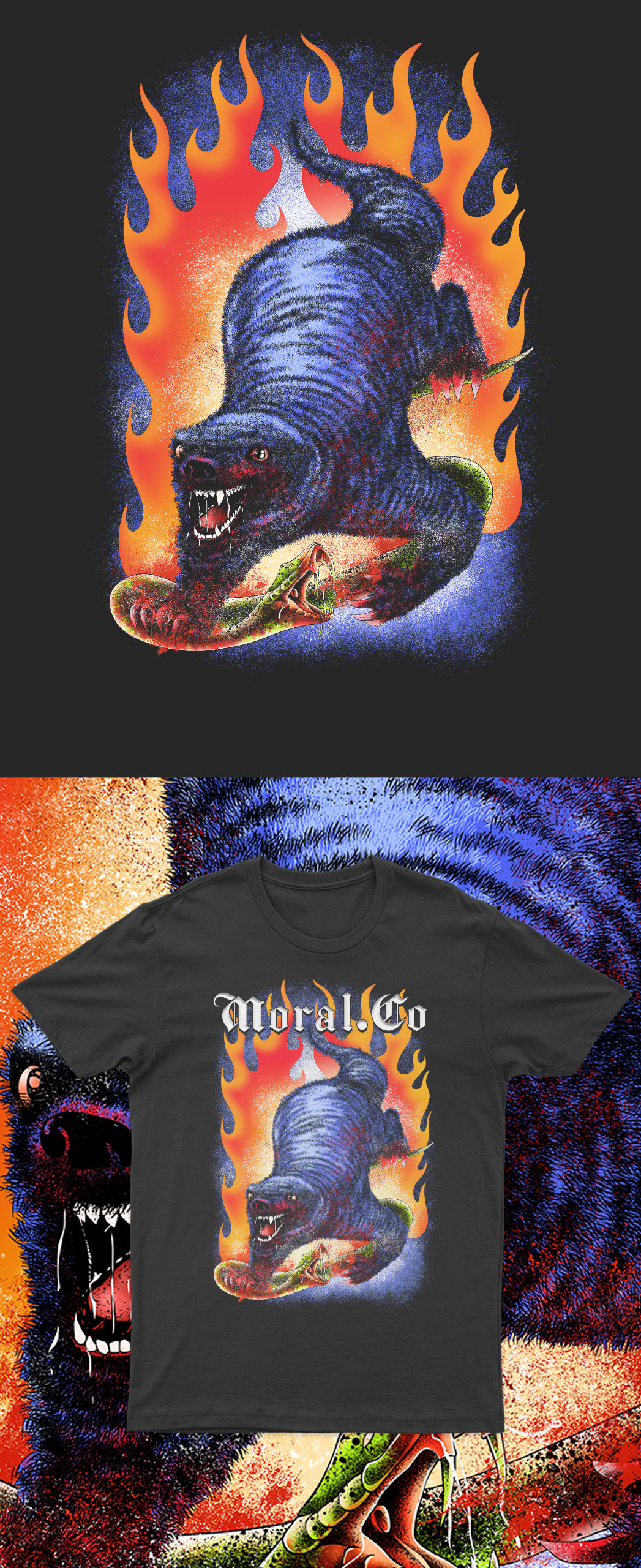 T-shirt Design by guprulsugiyanto for Moral Co. | Design #34920411