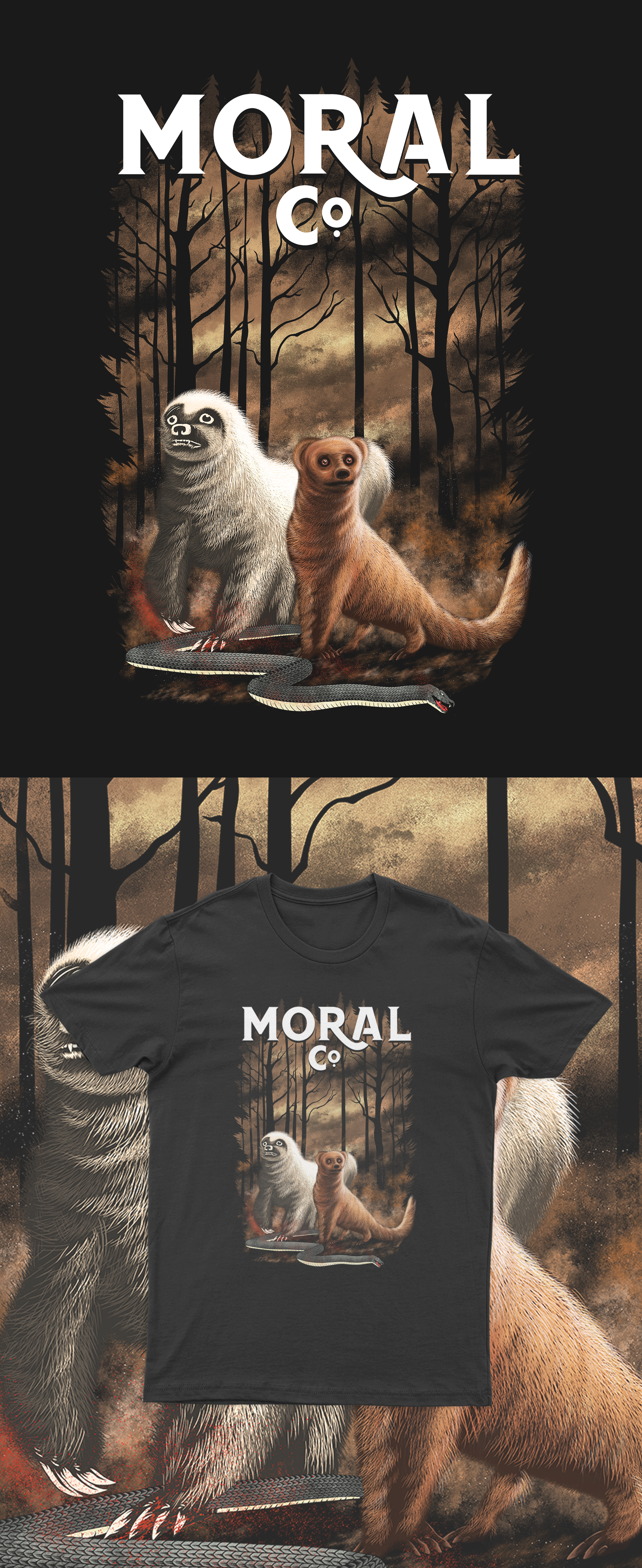 T-shirt Design by guprulsugiyanto for Moral Co. | Design #34934209