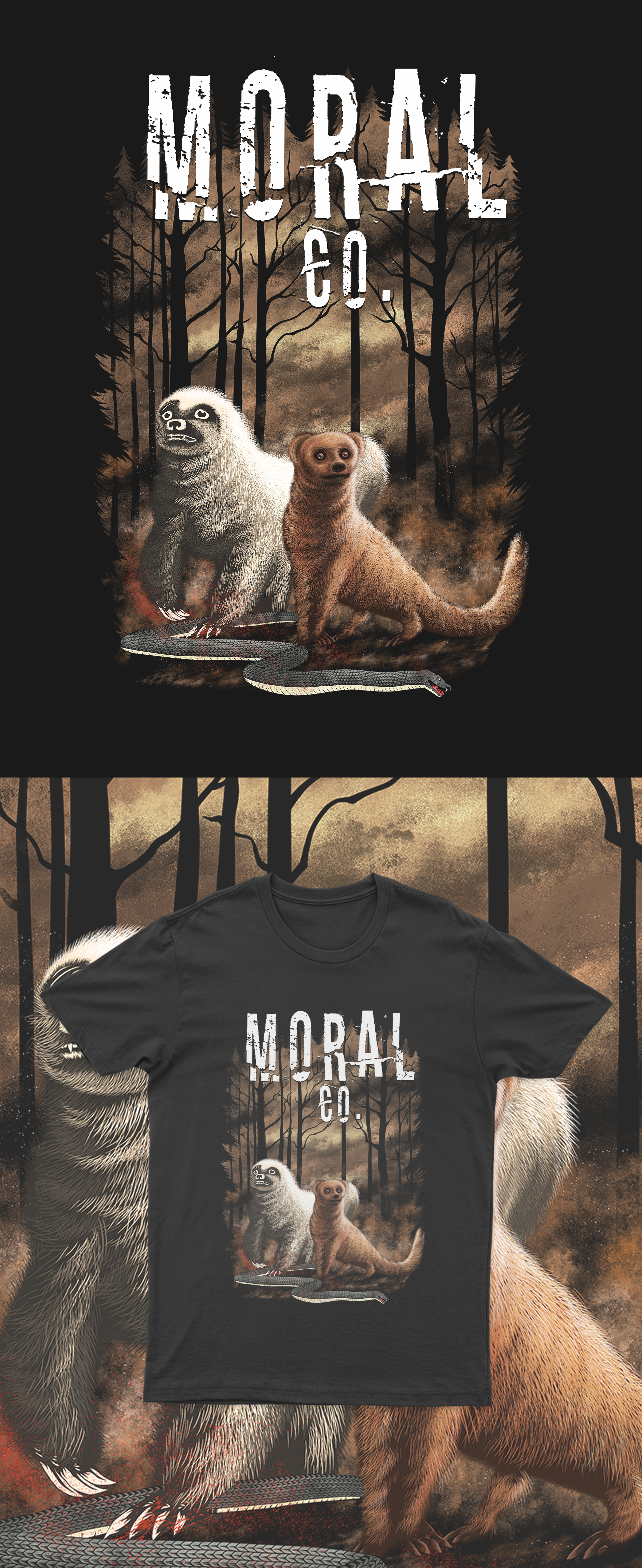 Diseño de Camiseta por guprulsugiyanto para Moral Co. | Diseño #34934238