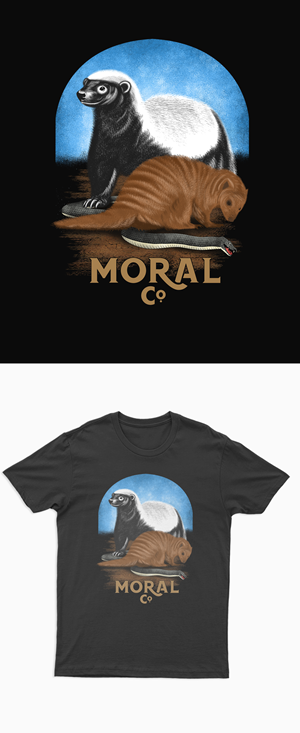 Design de T-shirt par guprulsugiyanto pour Moral Co. | Design : #34973800