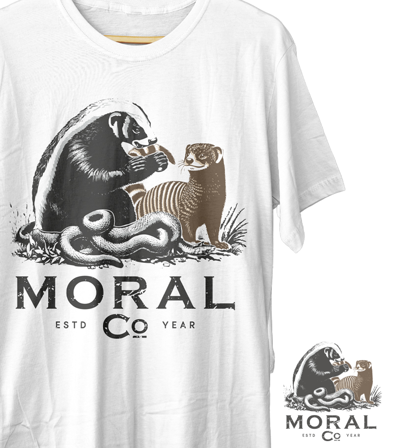 Diseño de Camiseta por HELLOCRUNK para Moral Co. | Diseño #34919907