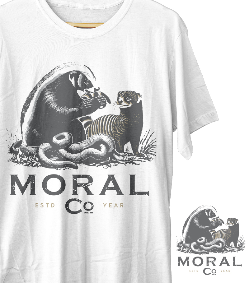 Diseño de Camiseta por HELLOCRUNK para Moral Co. | Diseño #34919992