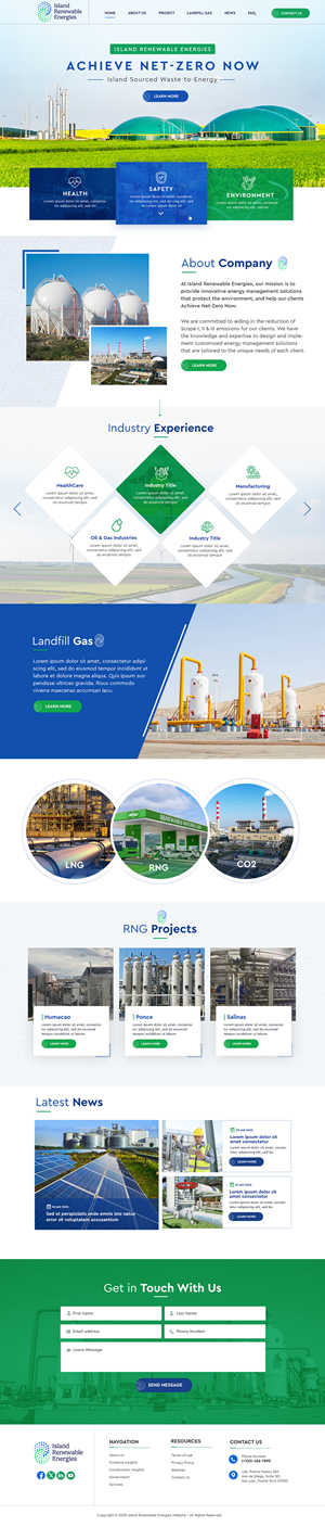Web Design by Blue Sparrow for this project | Design: #34908605