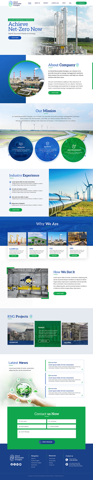 Web Design by Blue Sparrow for this project | Design: #34908608