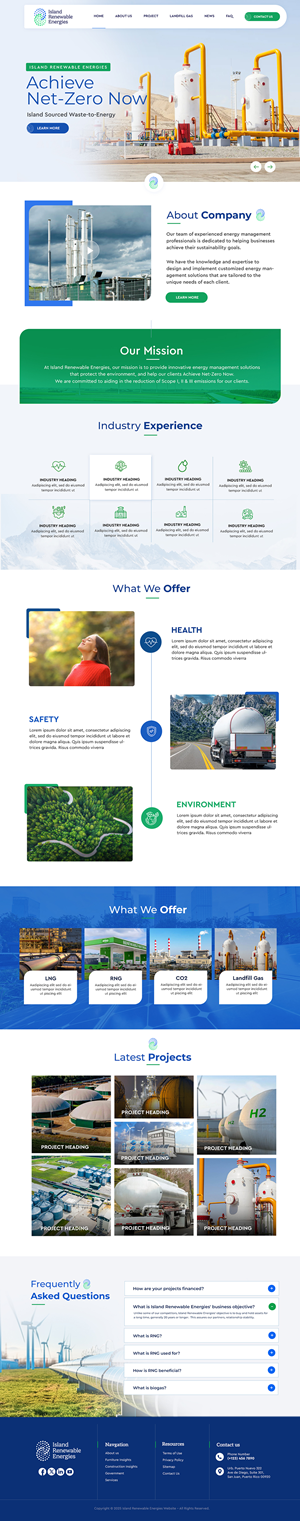 Web Design by Blue Sparrow for this project | Design: #34911226