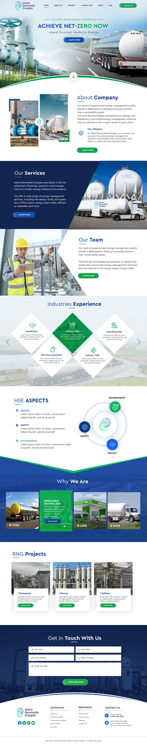 Web Design by Blue Sparrow for this project | Design: #34918783